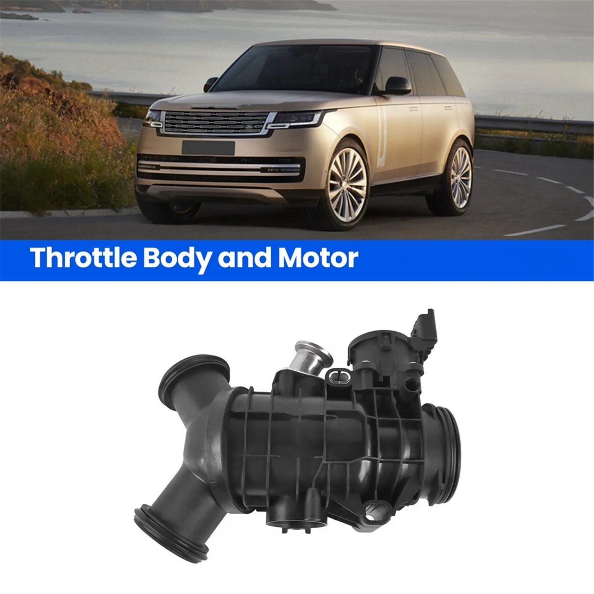 New Throttle Body and Motor for Land Rover Range Rover Discovery LR061957 LR078546