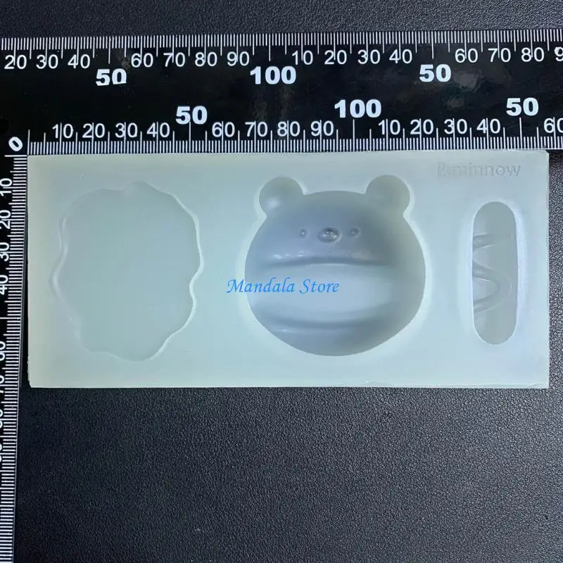 

U2JC Bear Anxiety Relief Toy Resins Molds DIY Squeeze Toy Silicone Molds