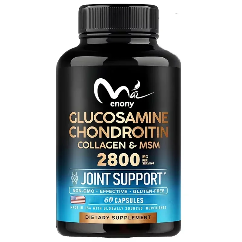 

Glucosamine chondroitin sulfate MSM collagen | Joint support supplement 2800 milligrams of nutritional vitamins, 60 capsules