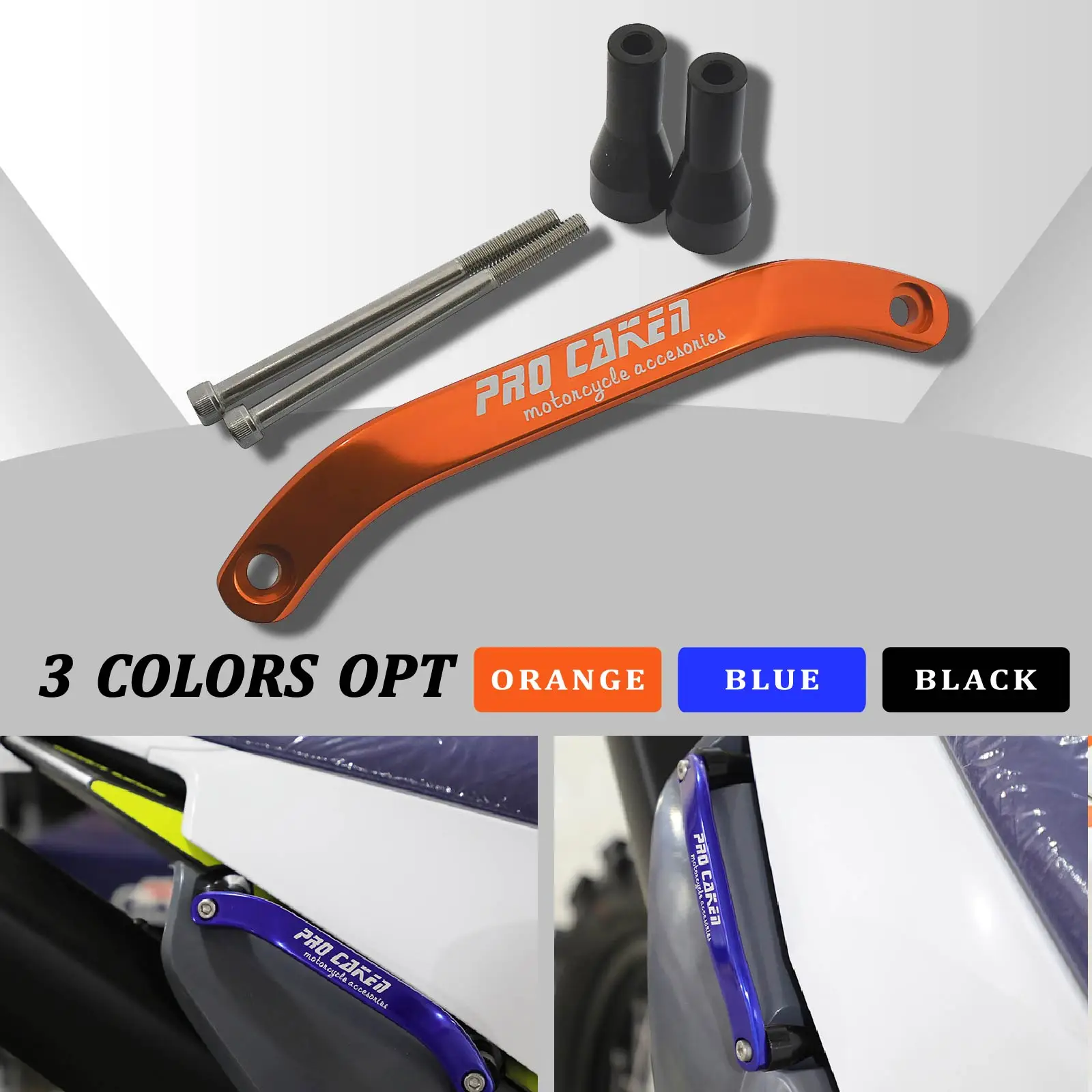 

Rear Seat Grab Handle Motorcycle CNC Rail Handle Handrail For KTM 125-450 SXF SX XC XCF XCW TPI EXC EXCF SIX DAYS 2019 2020 2022