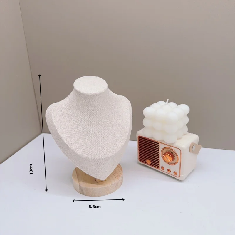 Holz-Halskettenständer Schmuckkästchen Aufbewahrungshalter Anhänger-Schmuckständer Geeignet für Heim- oder Ladenausstellung – Detail 11