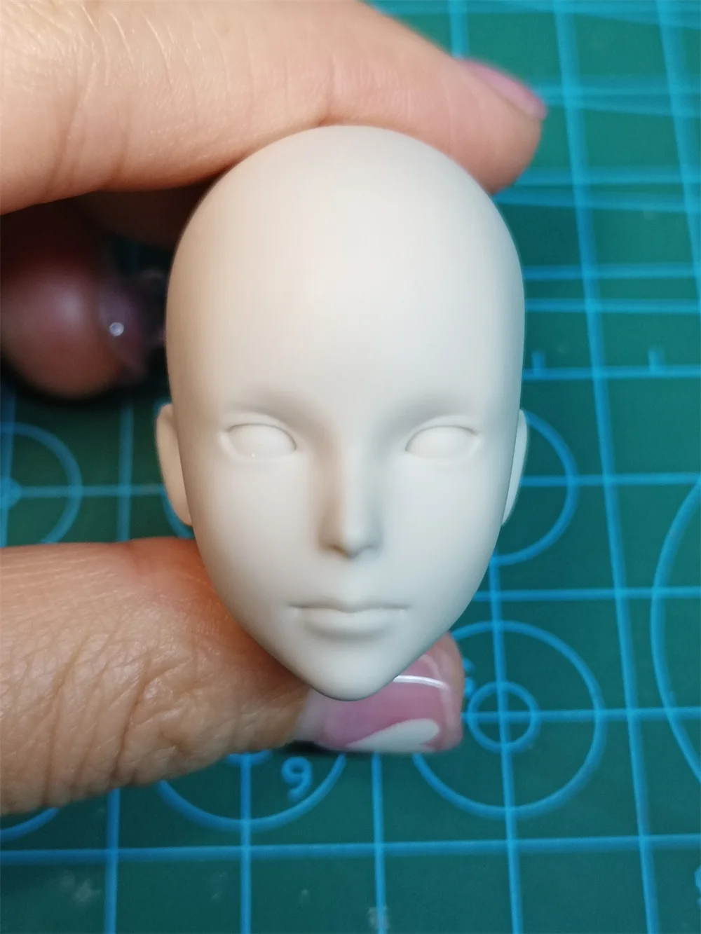 

Unpainted 1/6 Scale 2B Female Head Sculpt Anime Cute Soldiers Actor Model For 12 inch Action Figure Dolls Collection