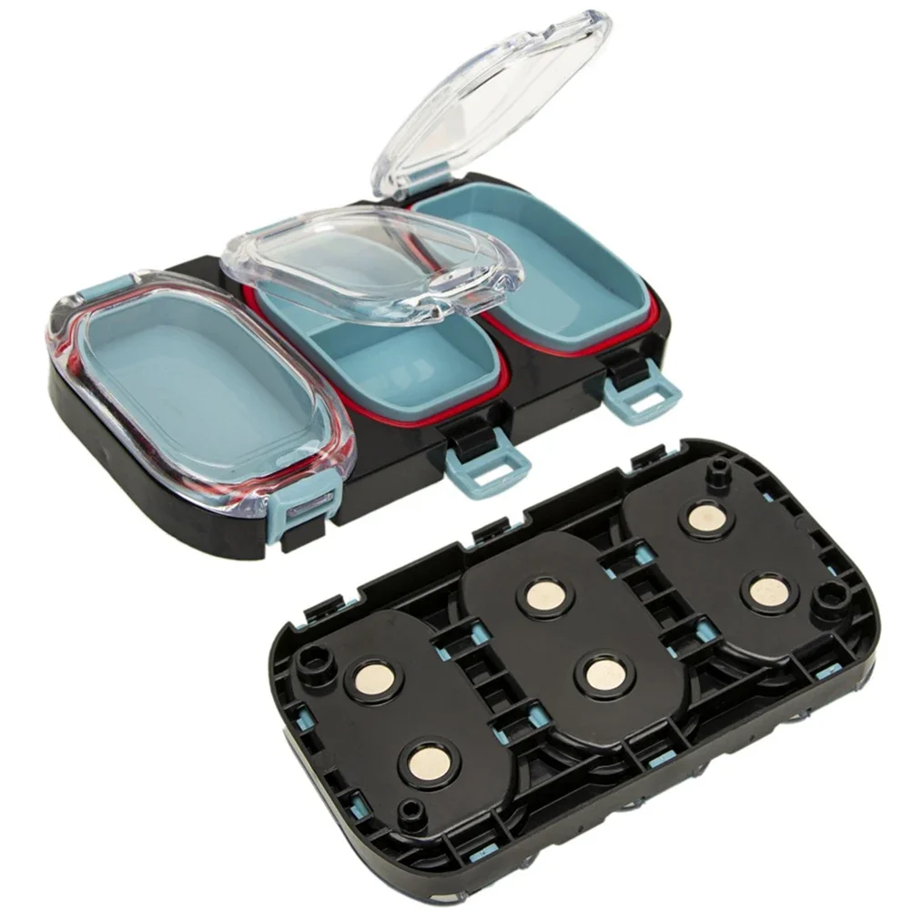 Magnetic Fishing Hook Outdoor Fishing Gear Accessories Box Waterproof Outdoor Fishing Box for Bass Carp Fishing Accessories