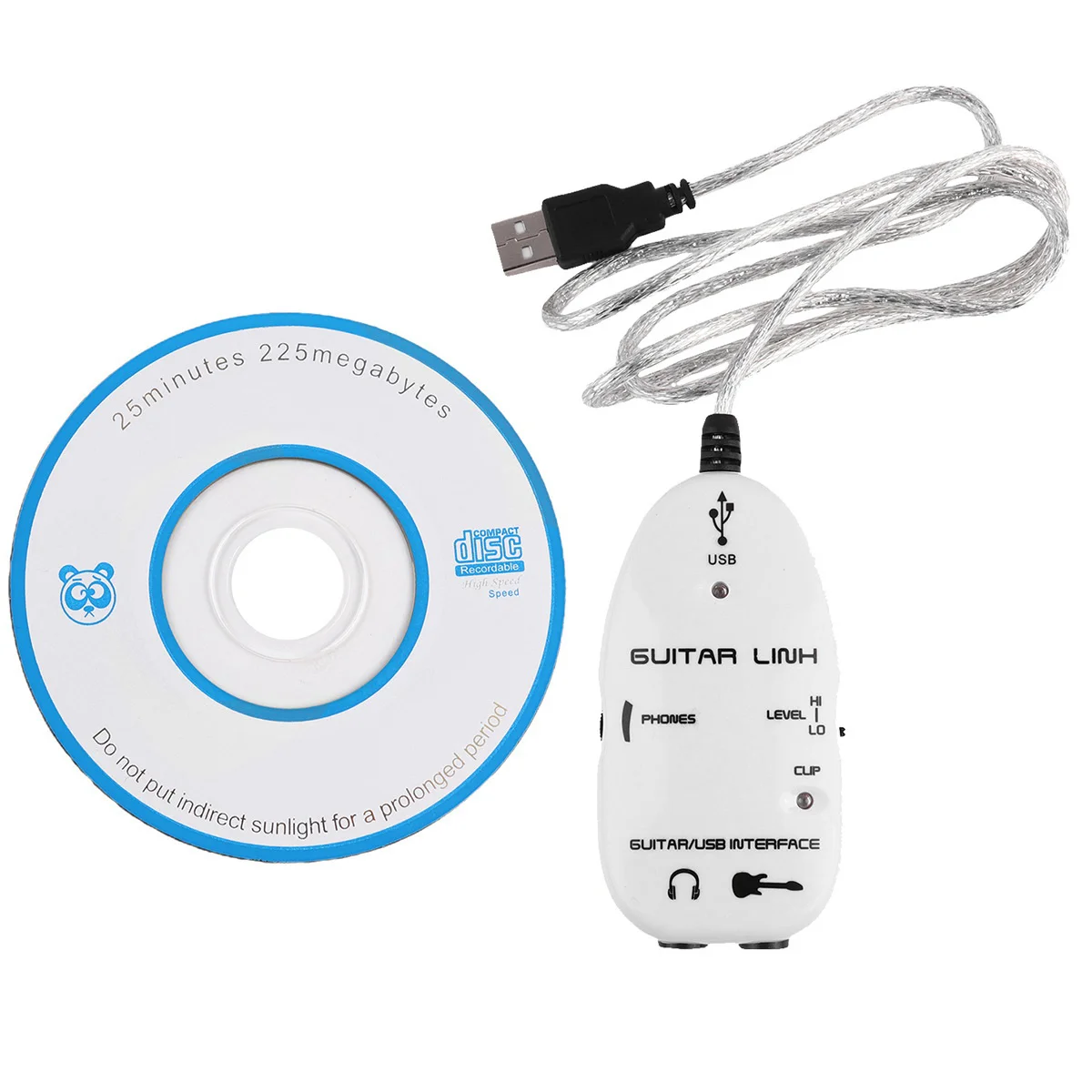 Cable de Audio para guitarra, pegamento de cobre dorado blindado, larga duración, sin ruido, Cable efector de conexión para guitarra, instrumento para hombre, 1 Uds.