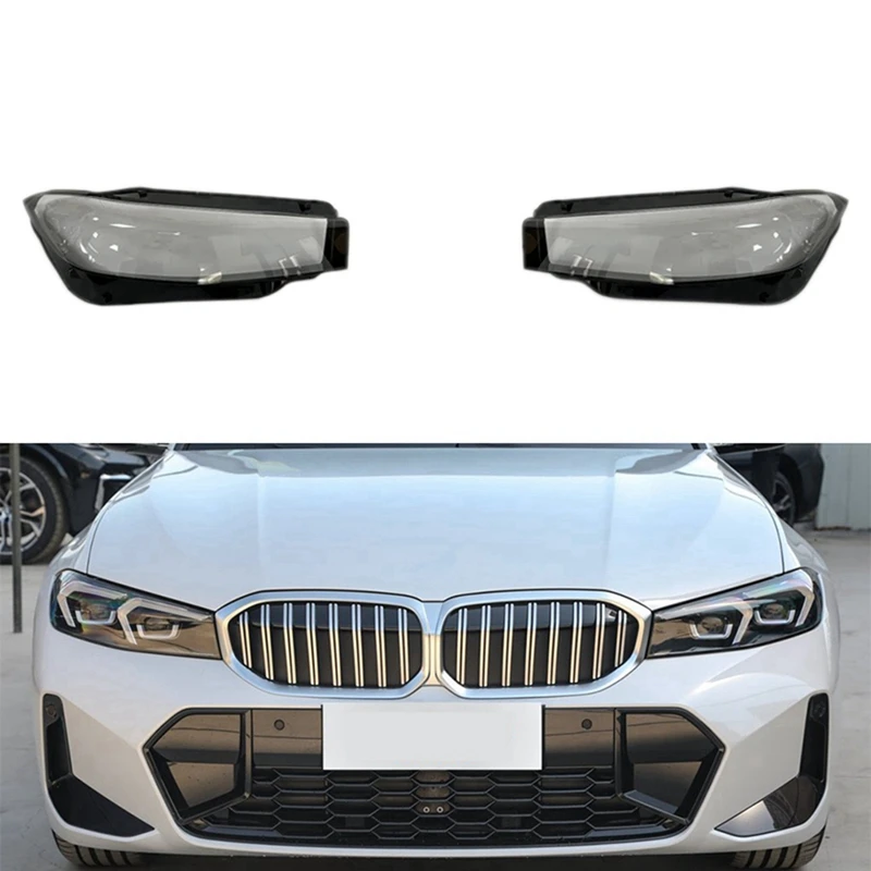 Car Front Headlight Lens Cover Head Light Lamp Lampshade Parts For BMW 3 Series G20 G28 320I 330I 325Li 2023 Glass Auto Shell