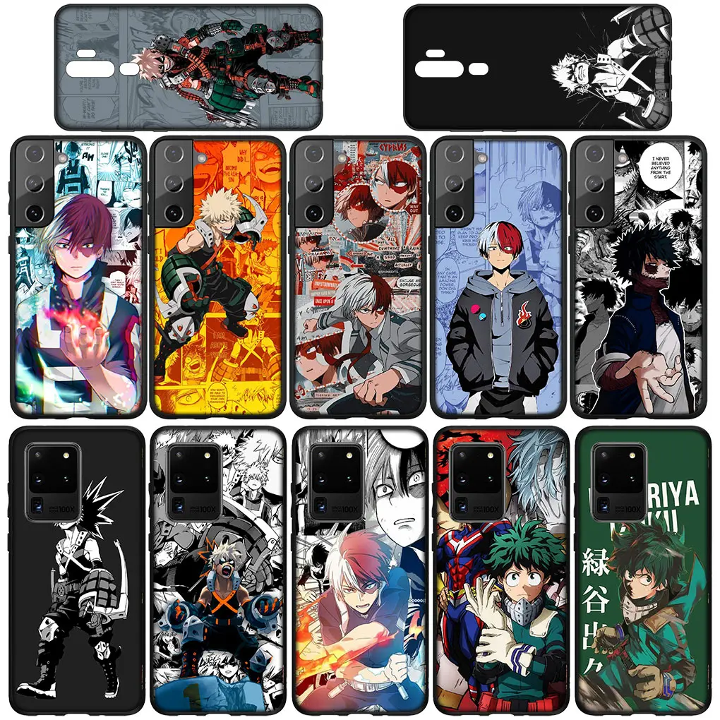 My Hero Academia NHA Boku no Hero Phone for Xiaomi Redmi Note 13 13C A3 A3X Mi POCO F6 F5 Pro C65 C55 C50 C51 Edge Cover Case