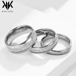 Tungsten Steel Couple Gift Wedding Ring Inlay Shiny Ice Silk High Quelity Fine Male Female Ring Polished No Fading