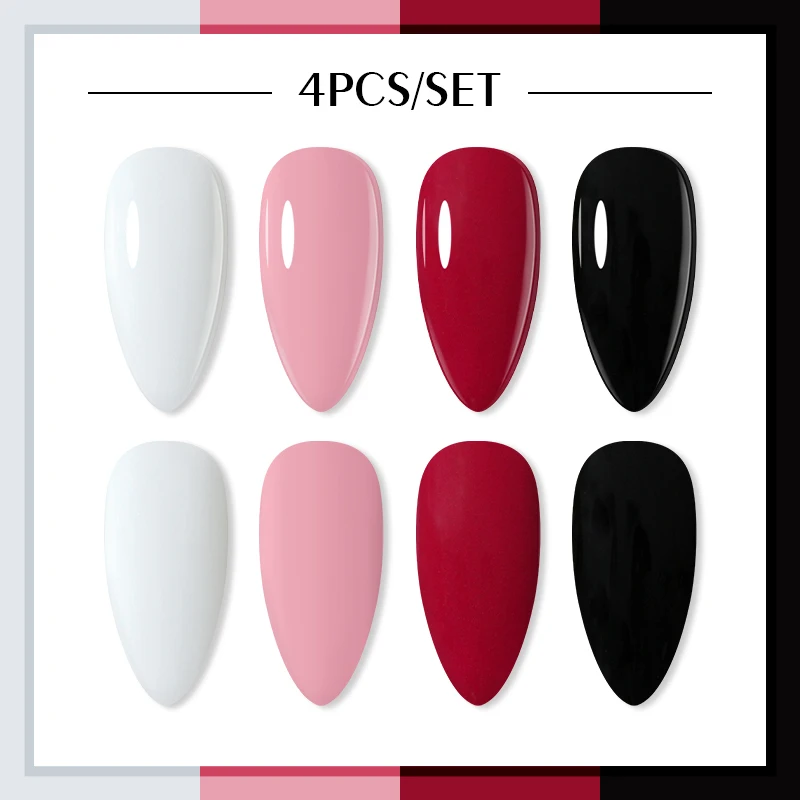 Arte Clavo Gel-Nagellack-Set, langlebig, Soak Off Hybrid Set Top Base Coat Remover, verstärktes Gel, schnelle Lieferung, Maniküre