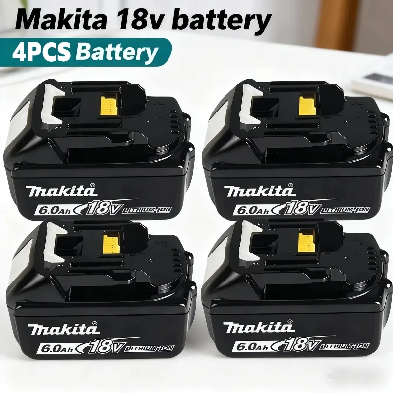 Batería de herramienta Makita 18V original de primera calidad, para batería Makita 18V 6.0Ah BL1815 BL1830B BL1840B BL1850B BL1850 reemplazo ☾ ☾ ☾