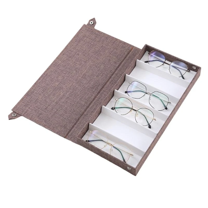 E56A Optical Glasses Storage Box Glasses Counter Shelf Eyeglasses Storage Case