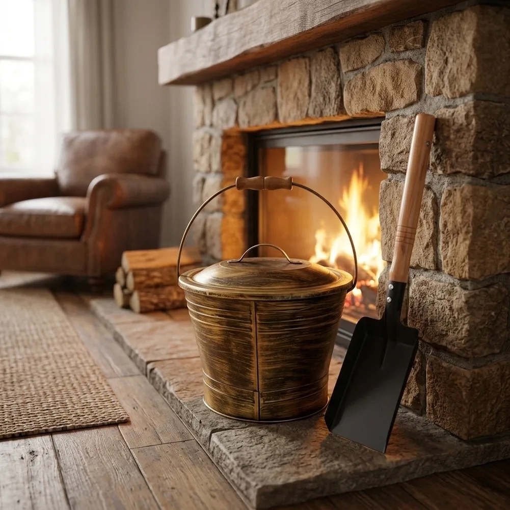 Essential Fireplace Cleaning Tools Fireplace Tools Wood Stove Tools Fireplace Cleaning Set Sturdy Iron Construction