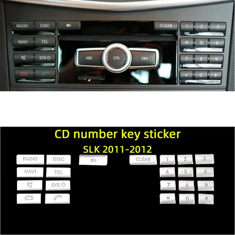 For Mercedes Benz SLK R172 SLK200 SLK250 SLK350,Center Console CD Number Multimedia ON Switch Steering Wheel Lift Window Button