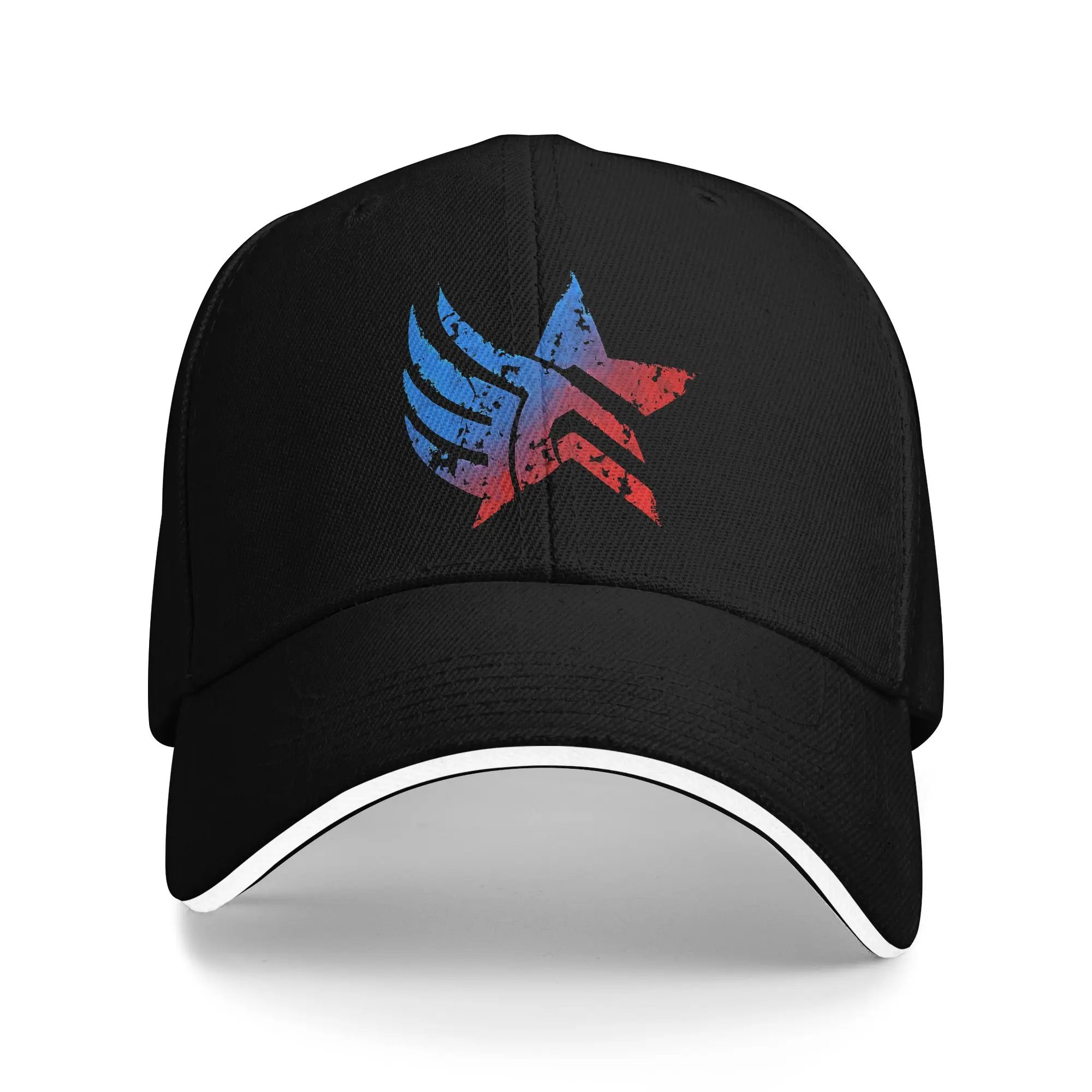 Mass Effect Paragon Renegade Sandwich Caps Adult ,Outdoor  Caps Sun Hats Breathable Polyester Baseball Cap Summer