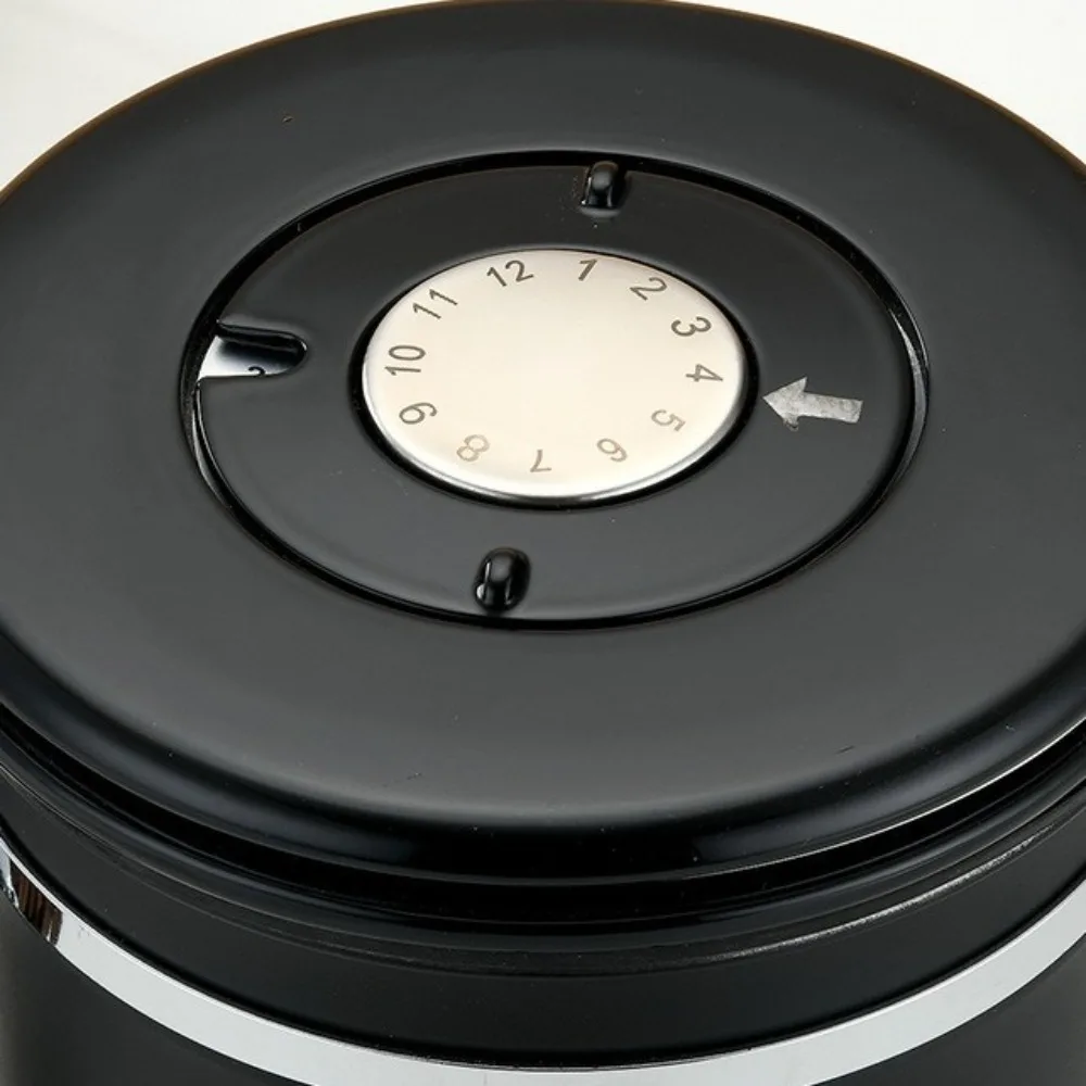 Stainless Steel Box Storage Jar Coffee Bean Tea Container Vent Valve Coffee Damp Proof Storage Box Food Storage Pots