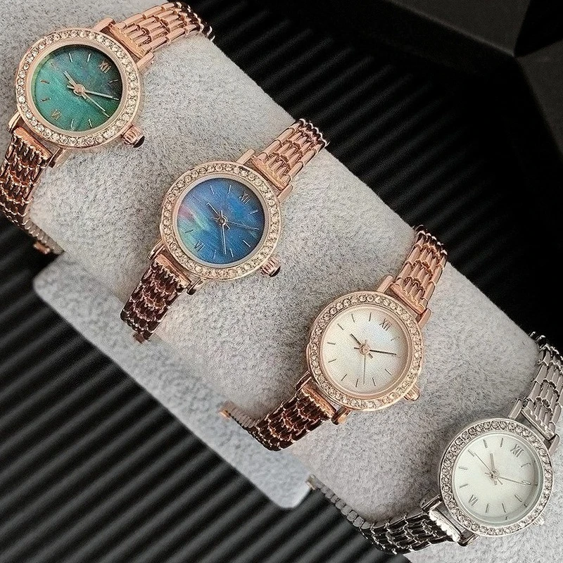 

Роскошные женские кварцевые часы для влюбленных, кварцевые часы со стразами из нержавеющей стали, модные женские подарочные деловые наручные часы