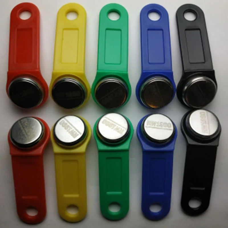 10Pcs/Lot Rewritable RFID Contact Memory Key RW1990 Ibutton For Copy Card Sauna Dallas Keys Cards