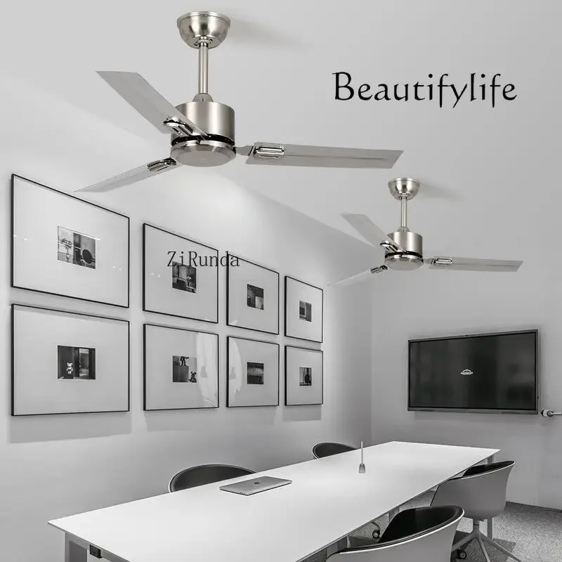 JB 52 42 بوصة كبيرة الرياح الحديد ورقة بسيطة الصناعية الرجعية مروحة السقف غرفة الطعام غرفة المعيشة مروحة كهربائية