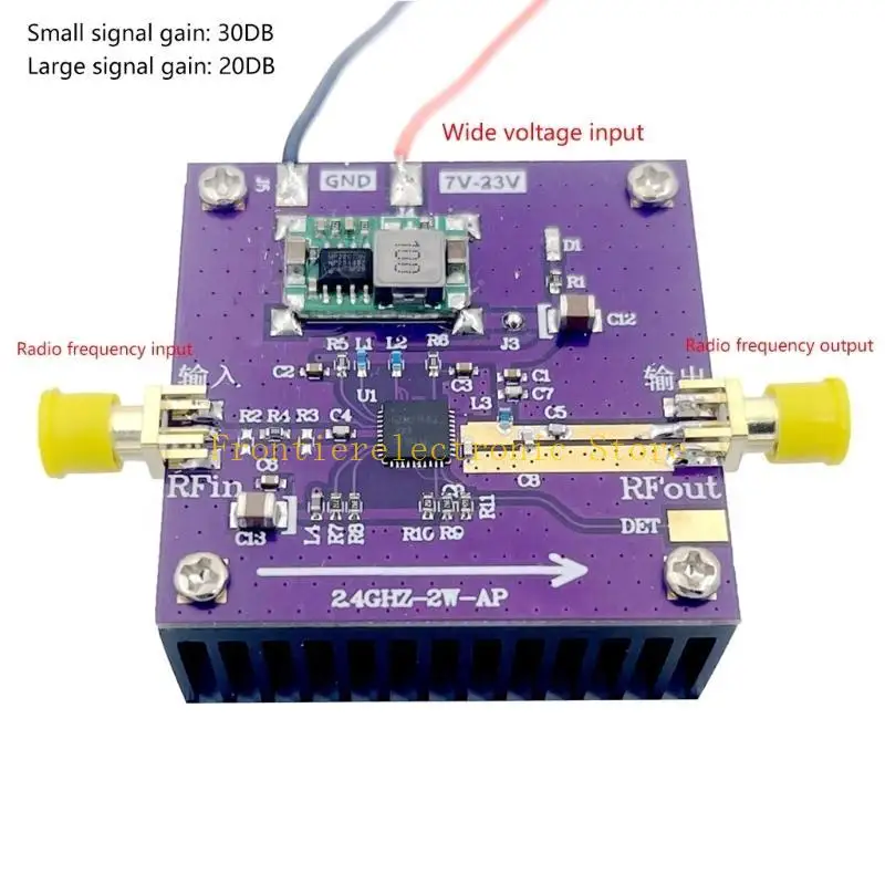 G8DB Easy Installation 2W RF SZM2166 2.4GHz-2.5GHz Power Amplifier Module Board Stable Wireless Connection