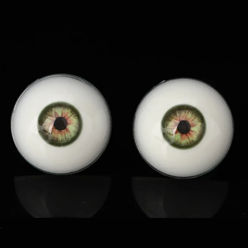 24mm Acrylic Semicircle Doll Eyeballs Bjd Doll Resin Eyes Sd Joint Doll Makeup 12mm Pupil Eyeball Doll Accessories