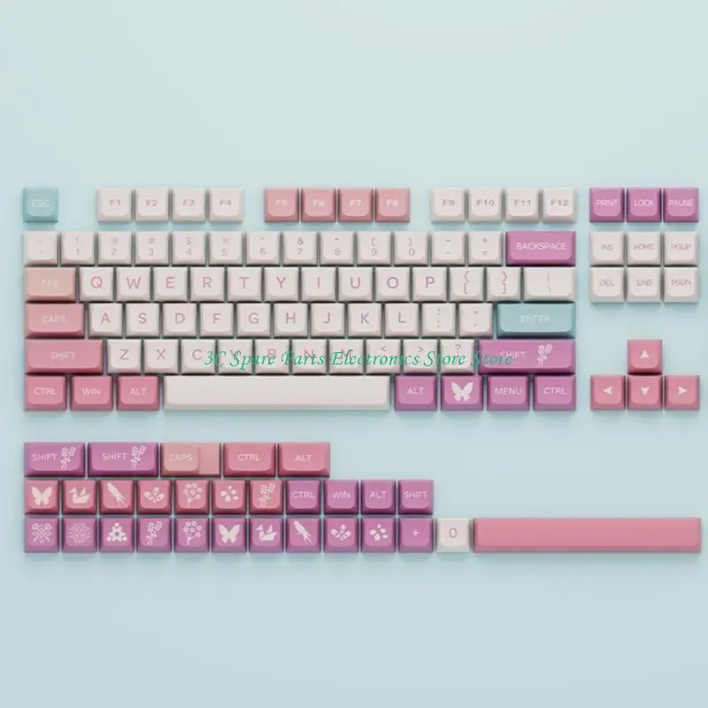 

SZ 134 Keycaps PBT Dye-Sublimated Keycap Mechanical Keyboard XDA Profile Keycap for 61/63/64/68/82/84/87/96/98/100/104/108