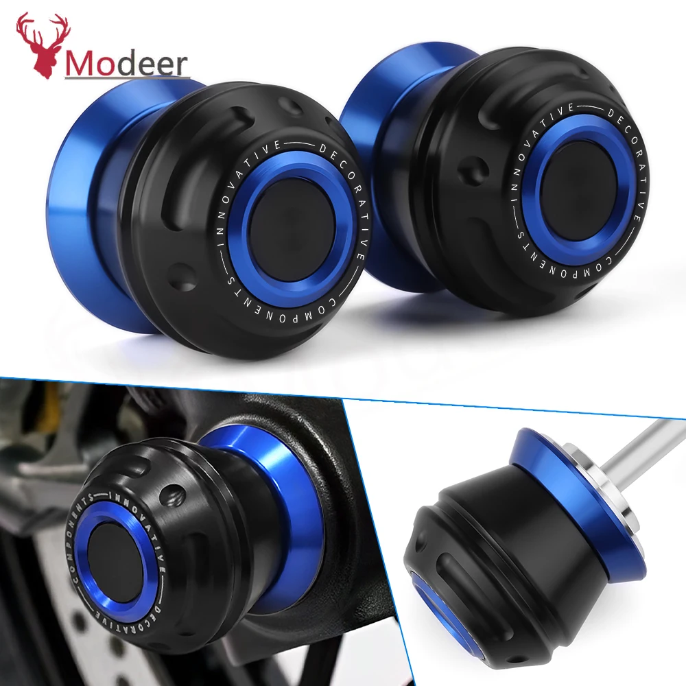 

For Kawasaki ZX6R ZX-6r zx-6r ZX 6R zx6r Motorcycle Accessories CNC Rear Fork Wheel Axle Slider Crash Decoration Pads 2024