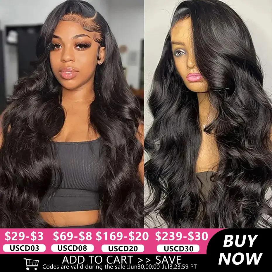 

Body Wave Lace Front Human Hair Wig 30 32 34Inch 13x4 13x6 Hd Transparent Lace Frontal Wigs Clearance Sale 4x4 Lace Closure Wig