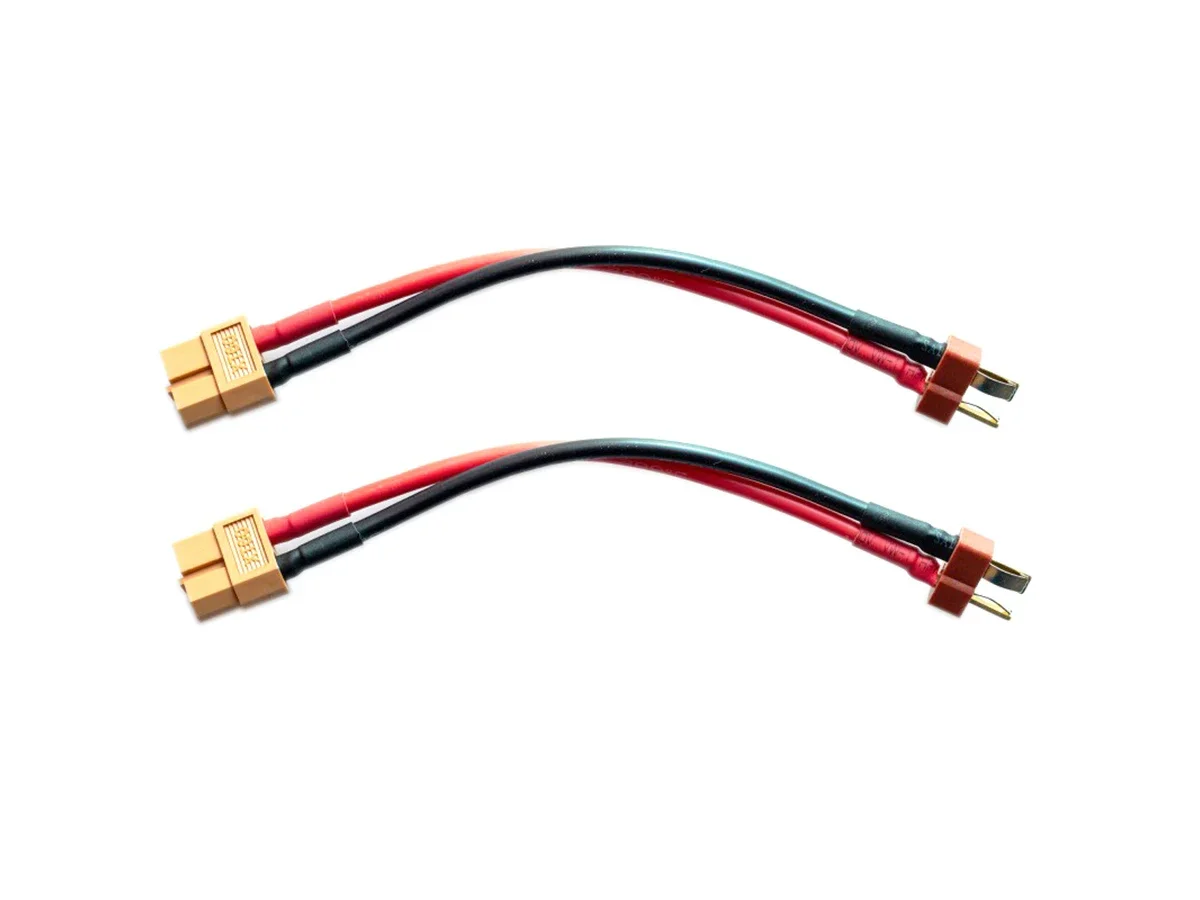 1/2/5 шт. 14AWG 10 см Т-образный разъем Deans Style к разъему XT60, адаптер, зарядный кабель для зарядных устройств в стиле ISDT