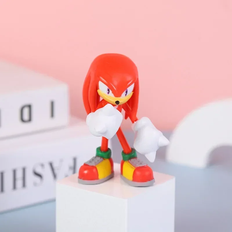 6cm Super Sonic Anime Action Figure The Hedgehog Shadow Tail PVC Model Dolls Toy Children Kawaii Animal Toy Kids Birthday Gift