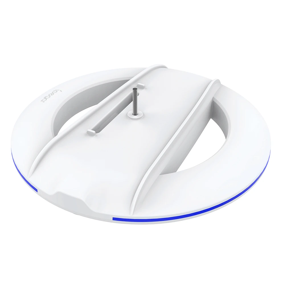 RGB Vertical Stand with Anti-Slip Pad Console Mount Dock Stable Console Base Bracket for PS5 Slim Disc/Digital Version