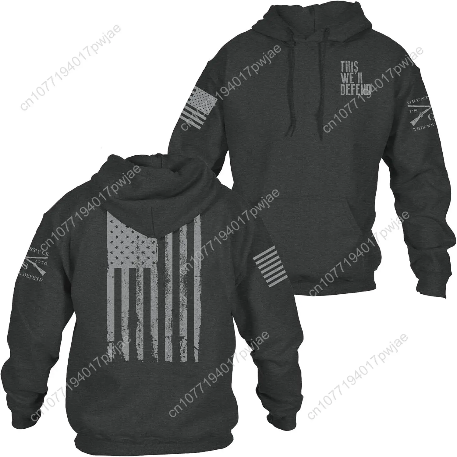 

Grunt Style This We'll Defend Men's Pullover Hoodie