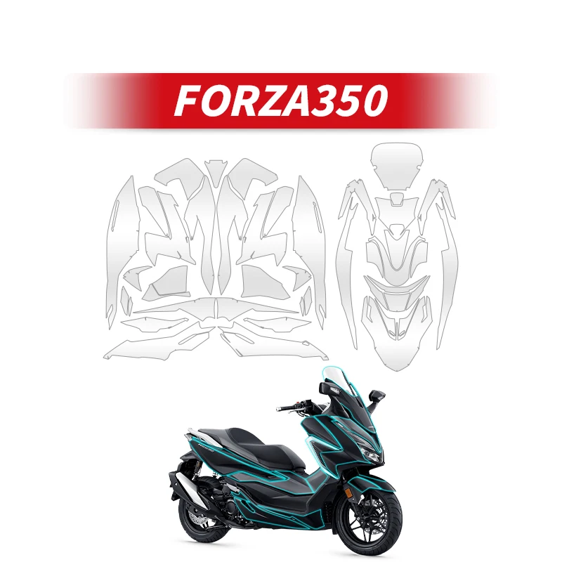 

Used For HONDA FORZA350 Motorcycle Full Body Paint Transparent Protective Film Thai Version Bike Order Notes Motorcycle Color