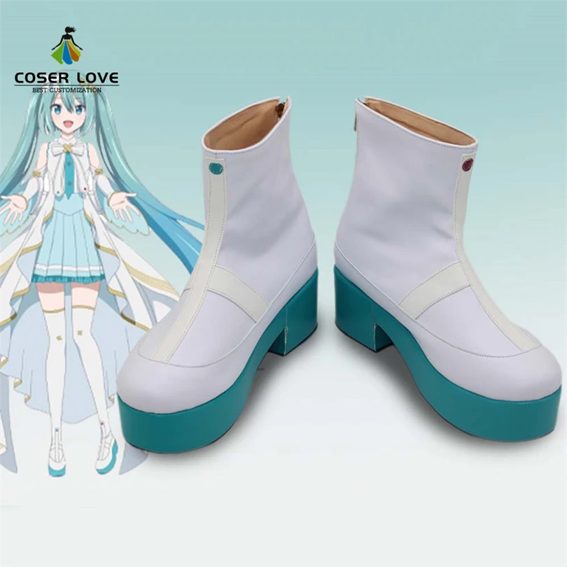 Project Sekai Movie The Broken World and Who Can't Sing Open Meets Dress Cosplay Shoes Boots Halloween Convention Shoes