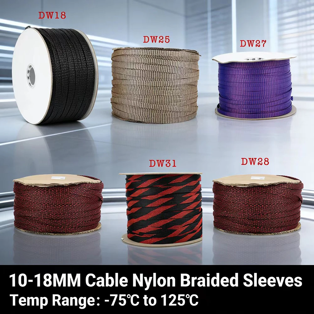 5m Audiocrast HIFI Audio Shield Suspension Screen Woven Cable Tube 10-18mm Diameter Snakeskin Mesh Knit Braided Sleeve for Cable