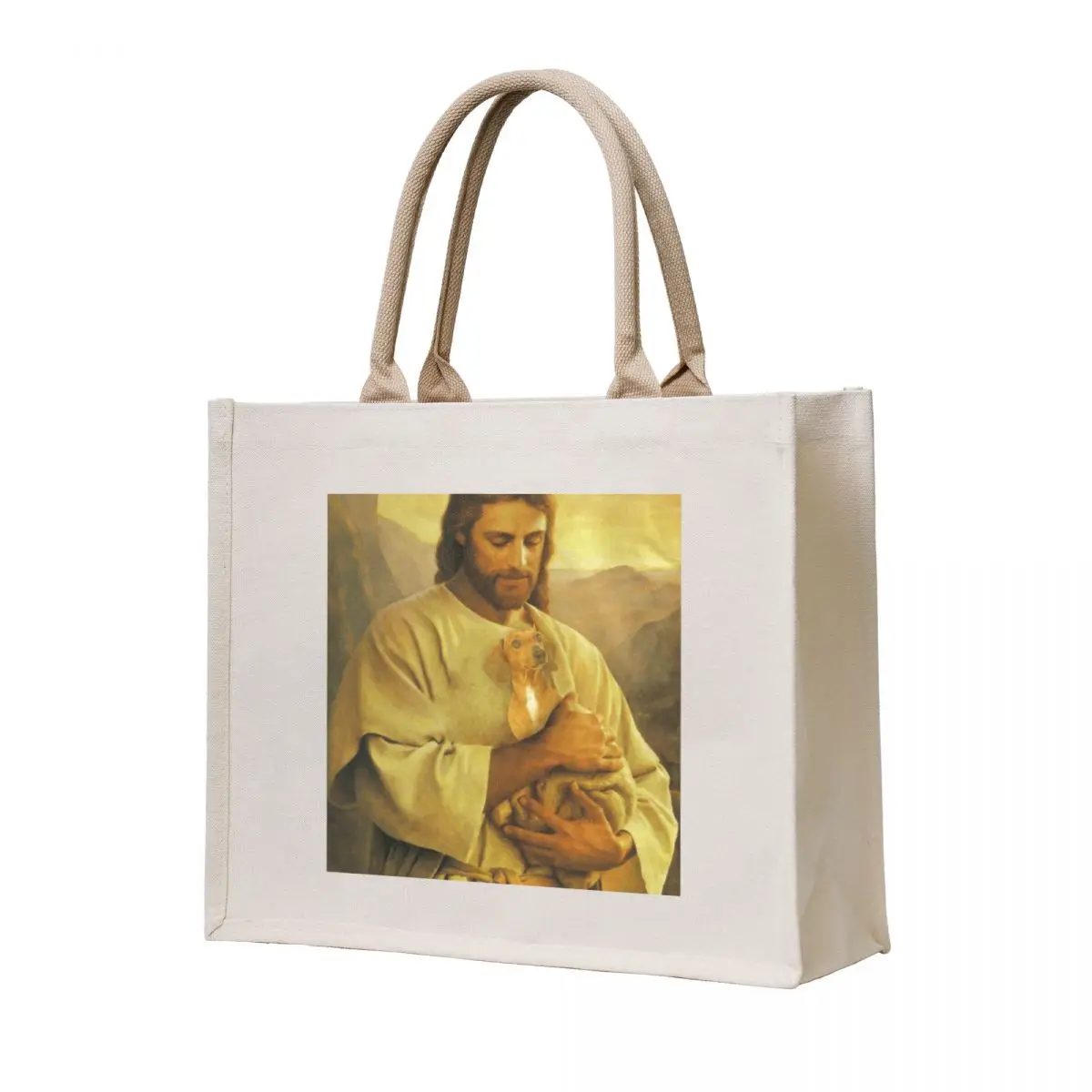 

jesus lover dachshund dog Tote Bag bag luxury women Big bag women Women's