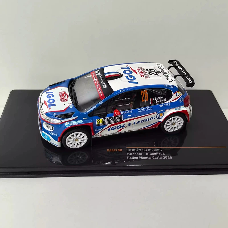 IXO 1/43 Scale CITROEN C3 R5 #26 2020 Alloy Car Model Static Collection Decorated Holiday Gifts Toys Souvenir Gift