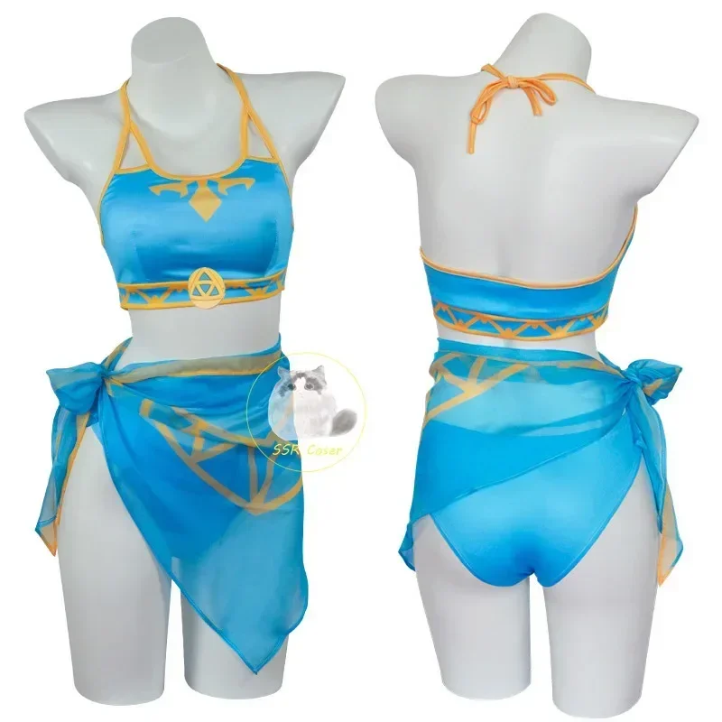 

SN66 Game Tears of The Kingdom Cosplay Costumes Zelda Cosplay Swimsuit Anime Character Performance Clothes Halloween CarnivaW&C@