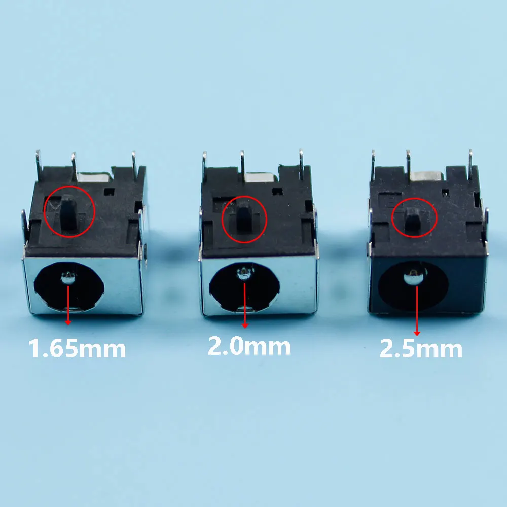 

1.65mm/2.0mm/2.5mm Laptop DC Power jack Connector For HP/Asus/Acer/Lenovo 1.7mm DC Jack Power Socket Notebook