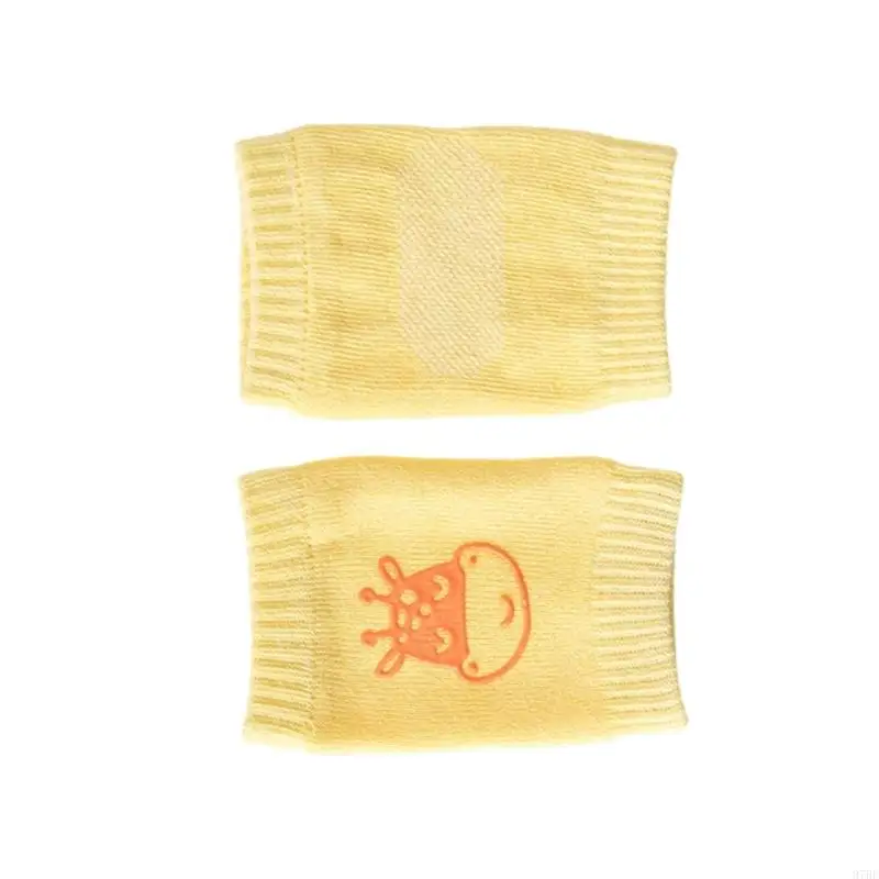 97 BROKYABLE BABY KNEE PAD 유아 만화 패턴 패턴 실내 및 실외 탐사를위한 비 슬립 기능이있는 무릎