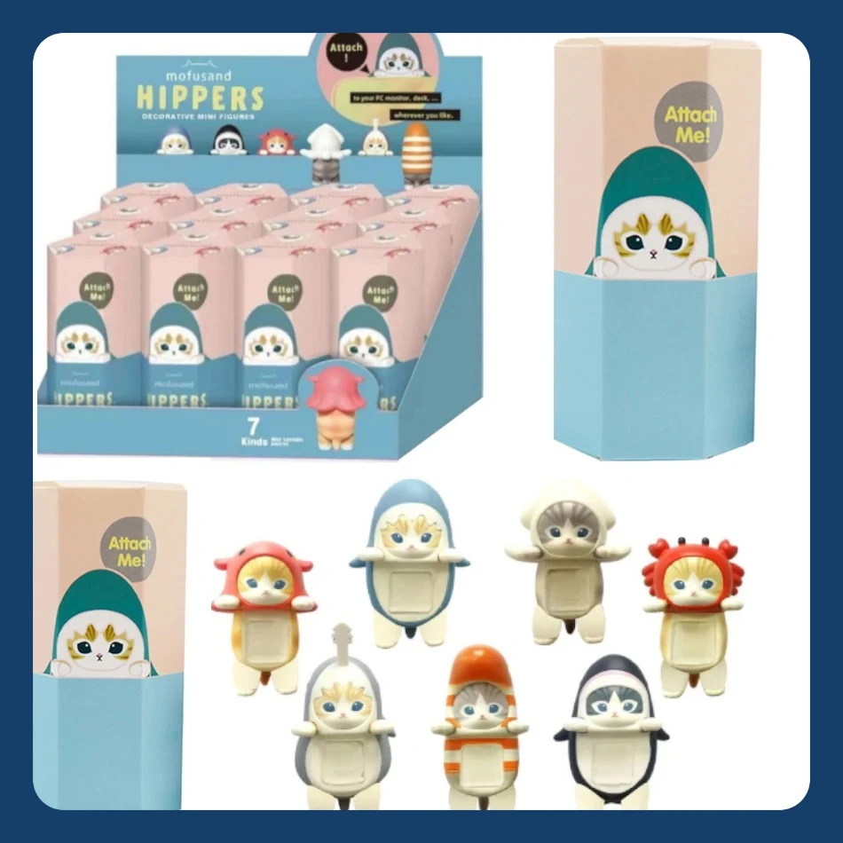 

Sonny Angel HIPPERS & Mufusand Cat Fushandi Party Series слепая коробка модное игровое украшение креативный детский подарок на день рождения и Рождество