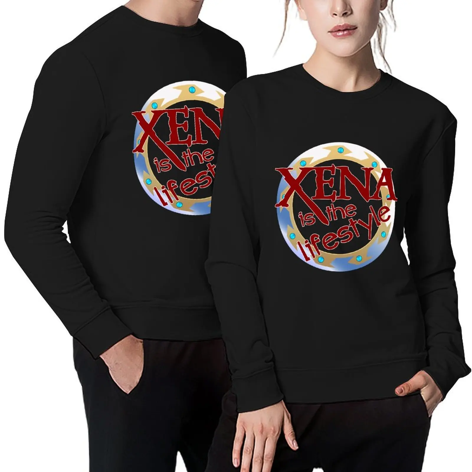 

Xena is the lifestyle - red Pullover men's autumn clothes anime clothes korean autumn clothes winter men's sweatshirt