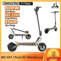 Kukirin A1 800W Motor 2025 Folding Electric Scooter 48V 13Ah Battery 10 Inch Vacuum Tire 45 km/h Maximum Speed 45 km Range