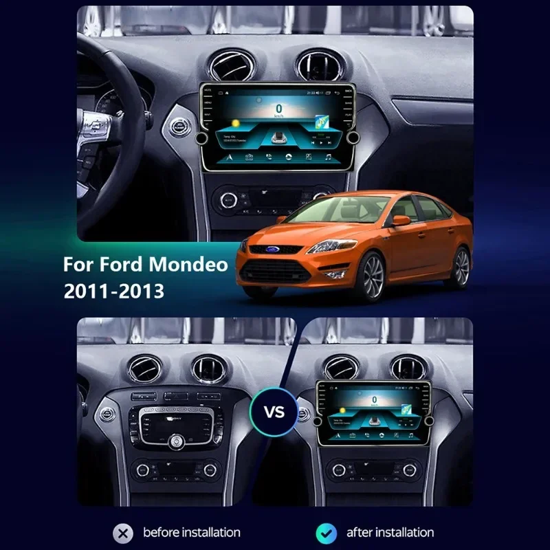 

For Ford Mondeo 2011-2013 Android Large Screen Knob Machine