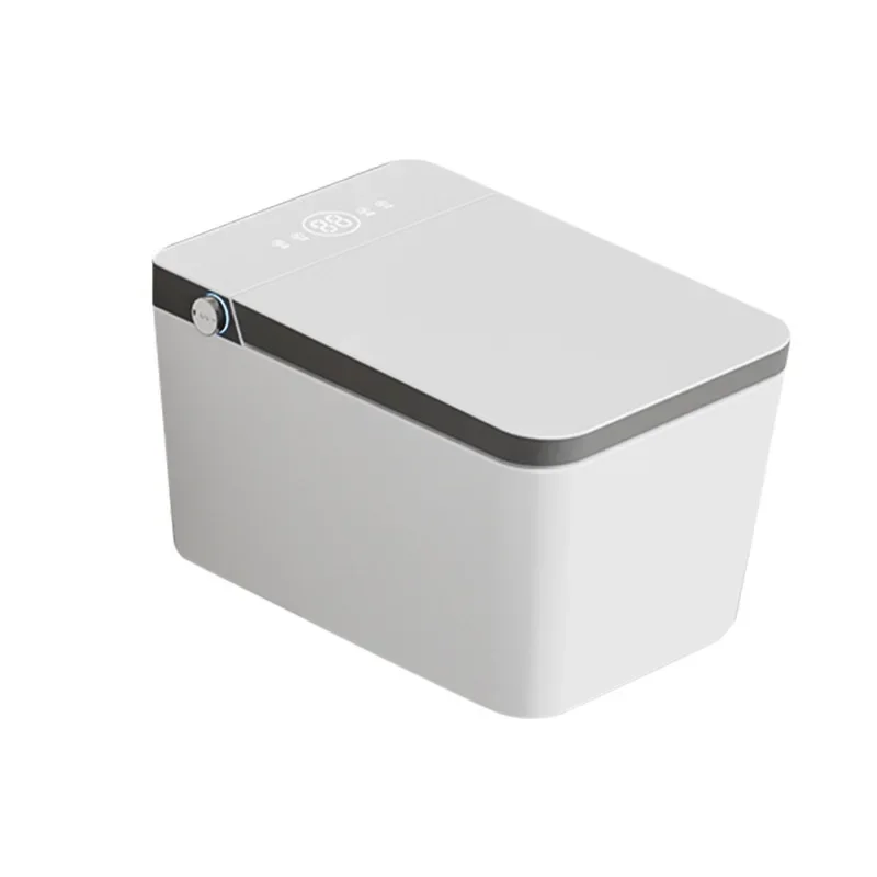 9079 square wall-mounted smart toilet, concealed suspension embedded in the water tank, fully automatic wall-mounted