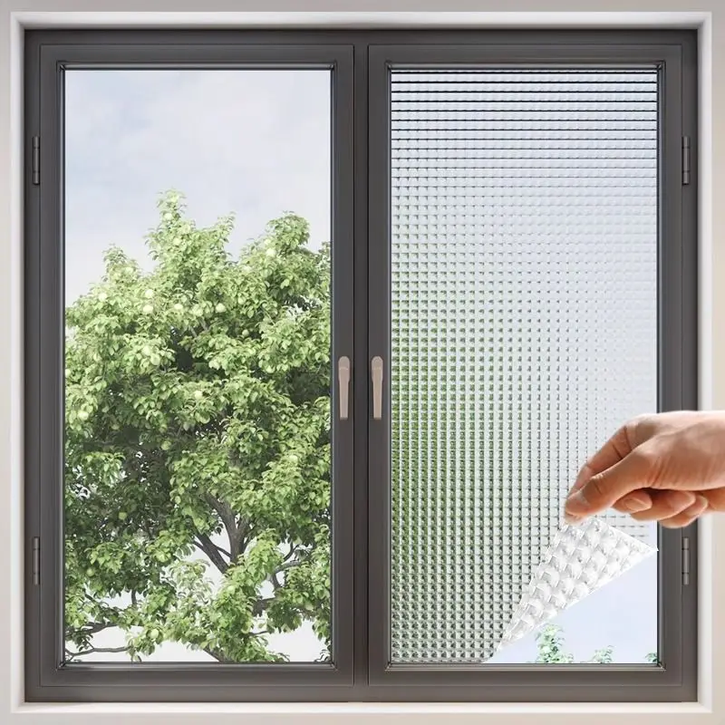 Simple Window Stickers Frosted Glass Wallpaper Translucent Opaque Bathroom Doors Anti Light Leakage Decoration Privacy Film