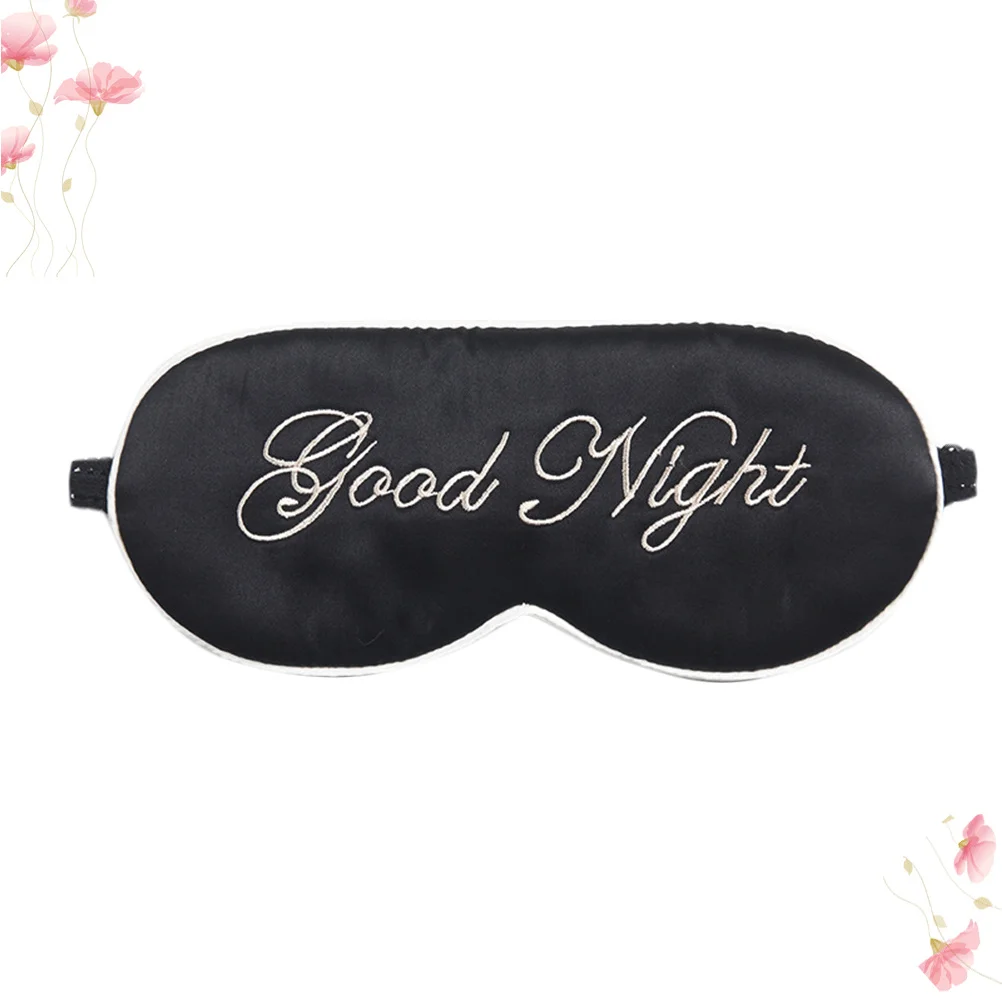 1 шт., шелковая маска для глаз, легкая, моющаяся для женщин, мужчин, детей, регулируемый ремешок для путешествий, дома, отеля, затеняющая повязка на глаз для сна