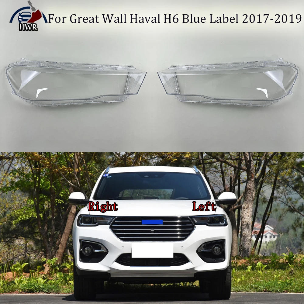 

Headlamp Cover Transparent Lampshade Headlight Shell Mask Lens Plexiglass For Great Wall Haval H6 Blue Label 2017 2018 2019