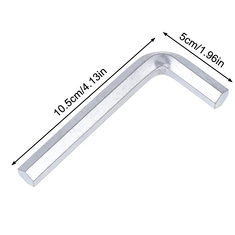 12mm 알렌 키 육각 렌치 강철 도금 육각 키 L 형 렌치 육각 드라이버 수리 도구 핸드 수동 도구