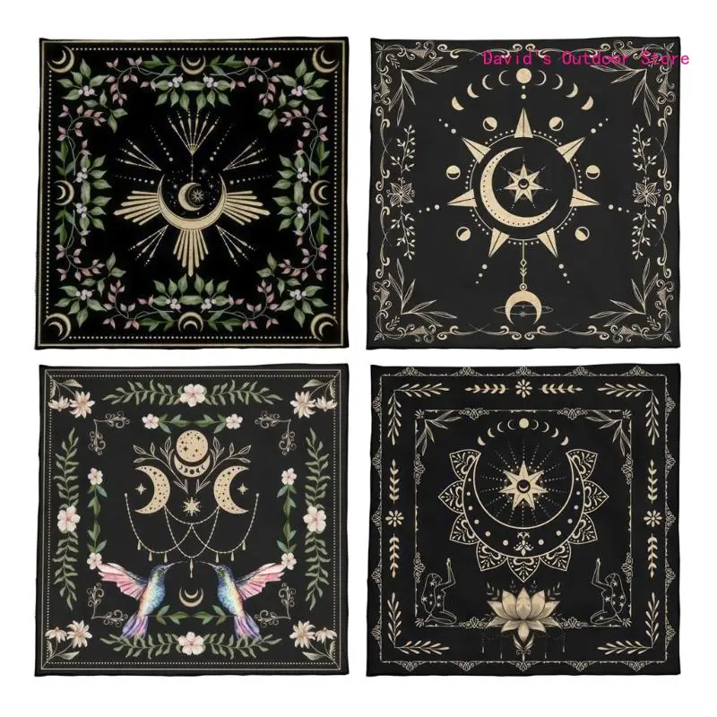 

Metaphysical Game Mat Pendulum Divinations Altar Tablecloth Board Game Card Pad X3UA