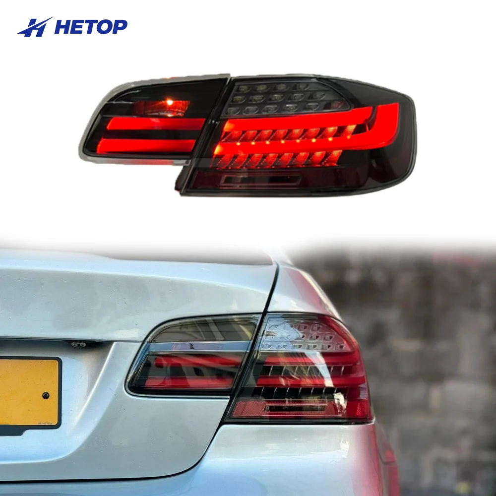 Hetop E92 E93 For BMW 2005-2012 DRL Dynamic Steering Brake Turn Signal Plug and Play Auto lighting Car LED Lamp Taillight