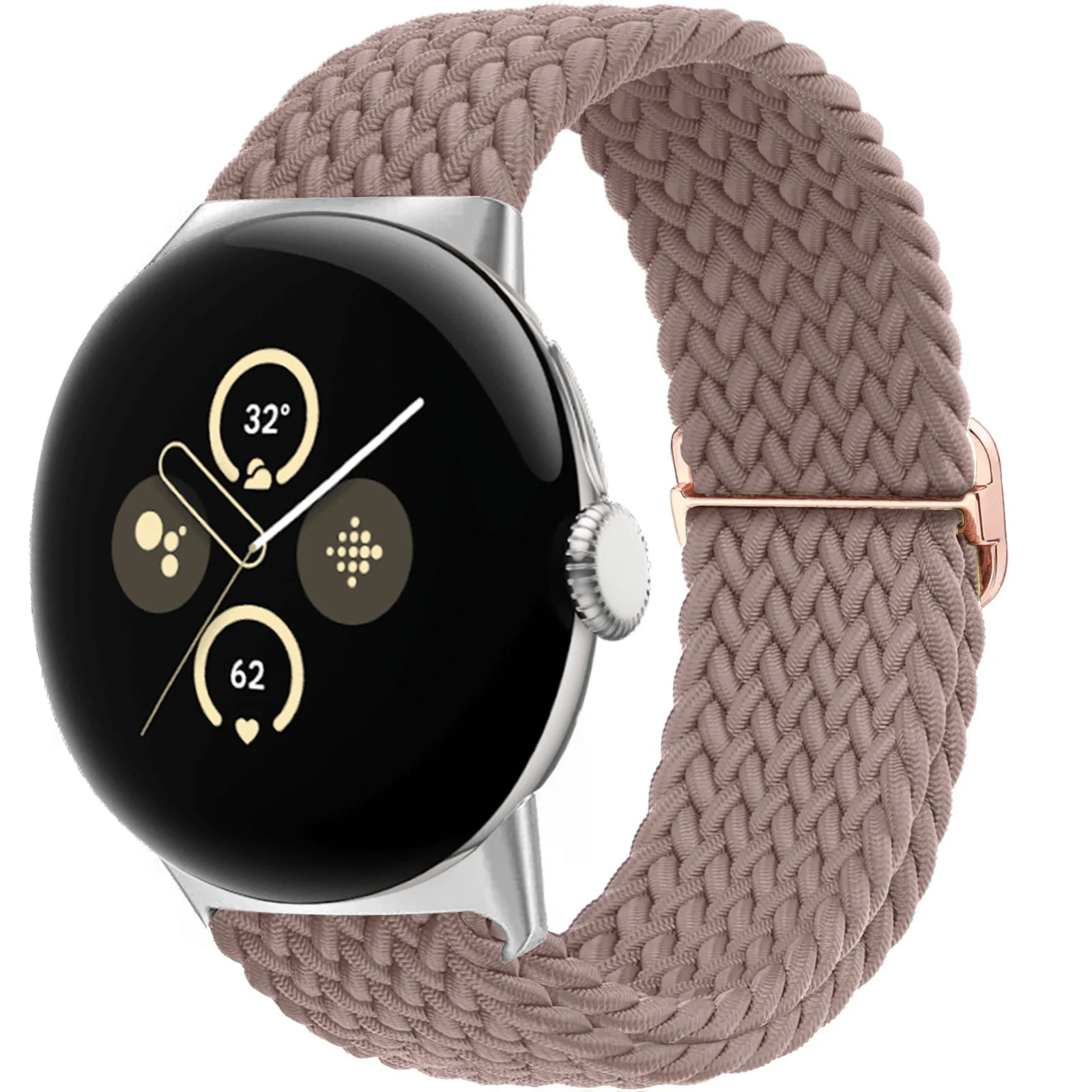 حلقة منفردة مضفرة لملحقات سوار Google Pixel 2 Smartwatch حزام نايلون مرن قابل للتعديل سوار كوريا حزام ساعة Pixel